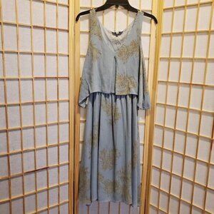 Bobeau Collection Womens Floral Dress S